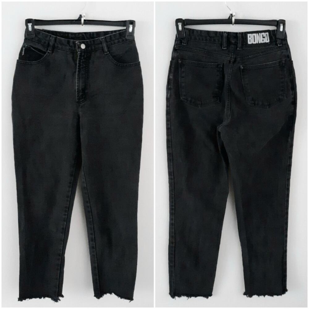 BONGO Women's High Rise Black Jeans